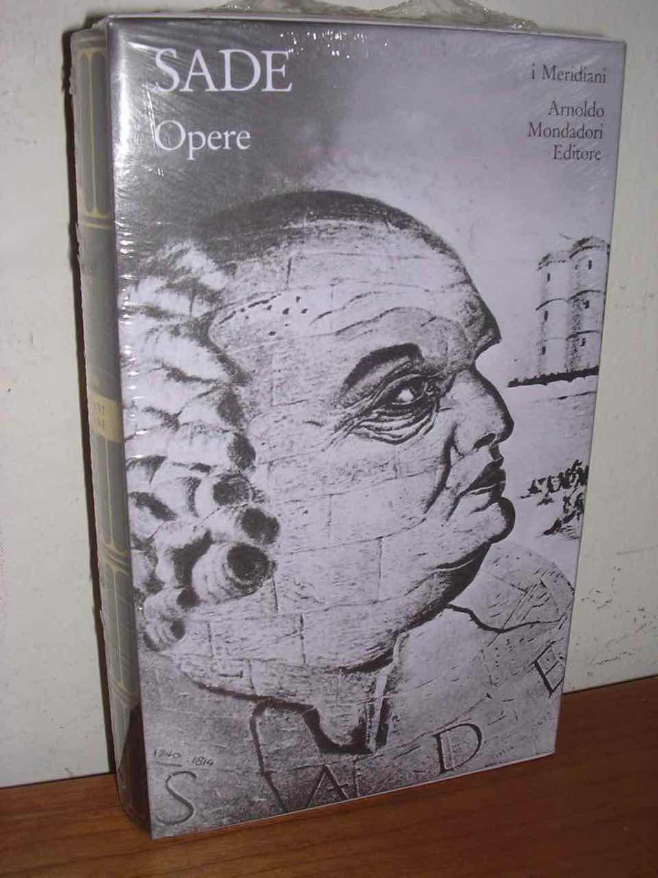 De Sade OPERE Mondadori Meridiani Allegati Libreria del novecento