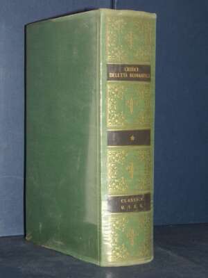 Cappuccio – Critici dell’età romantica – UTET / Classici Italiani 88 – 1961 - Filosofia - Libreria del novecento