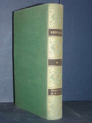 Giacomo Leopardi – Opere I-1: Poesie – UTET / Classici Italiani 77 – 1948 - Letteratura Italiana - Narrativa - Libreria del…
