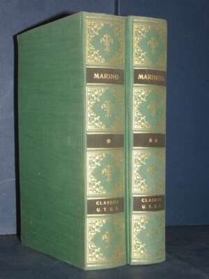 Marino – Opere scelte I-1 & II-2 – UTET / Classici Italiani 49 – 1949-1954 (2 volumi) - Letteratura Italiana - Narrativa - L…