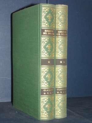 Classici Italiani 9 – Rimatori comico-realistici del Due e Trecento – UTET – 1956 (2 volumi) - Letteratura Italiana - Narrat…