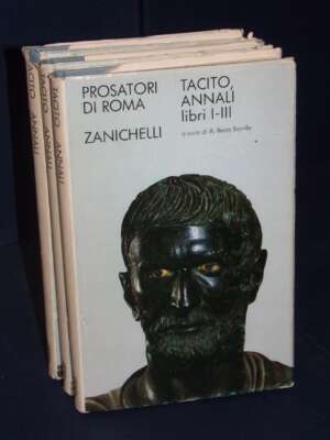 Tacito – Annali (Libri 1-3 4-6 11-12 13-16) – Zanichelli / Prosatori di Roma – 1973-74 (3 volumi) - Classici - Libreria del…