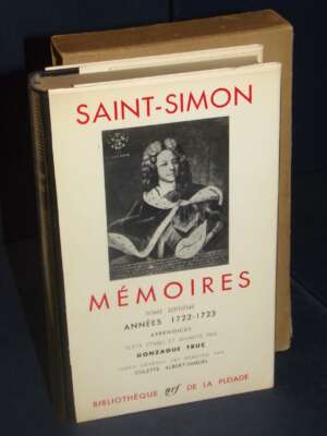 Saint-Simon – Mémoires VII-7 (Années 1722-1723) – Gallimard / Pléiade 150 – 1965 - Biografie - Libreria del novecento