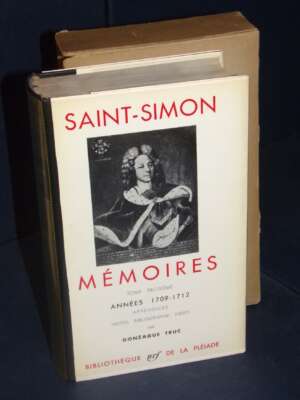 Saint-Simon – Mémoires III-3 (Années 1709-1712) – Gallimard / Pléiade 84 – 1963 - Biografie - Libreria del novecento