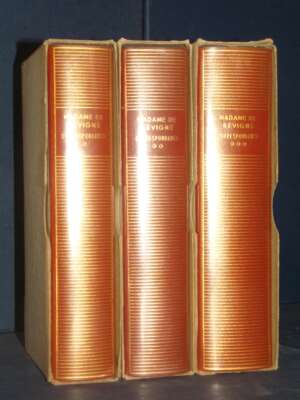 Madame de Sévigné – Correspondance – Gallimard / Pléiade – 1983-80-78 (3 volumi) - Biografie - Libreria del novecento