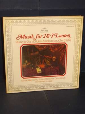 LP – Ragossnig, Hubscher, Kirsch – Musik Fur 2 Und 3 Lauten – Archiv 2533 323 – 1976 - LP - Classica e lirica - Libreria del…