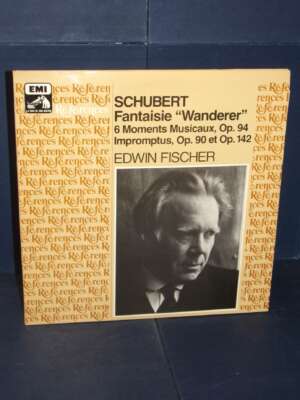 2 LP Mono – Schubert: Fantaisie Wanderer; 6 Moments Musicaux (Fischer) – EMI 2900953 / Références - LP - Classica e lirica -…
