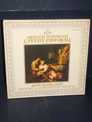 LP – Giovanni Bononcini: Cantate Pastorali (René Jacobs) – Archiv 2533 450 – 1980 - LP - Classica e lirica - Libreria del no…