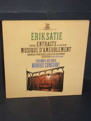 LP – Erik Satie – Entracte; Musique D’Ameublement… Vexations – Erato STU 71336 – FRA 1981 - LP - Classica e lirica - Libreri…