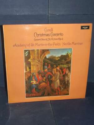 LP – Corelli: Christmas Concerto; Concerti 6-7-8-12 Op. 6 (Marriner) – Argo ZRG 828 – UK 1975 - LP - Classica e lirica - Lib…
