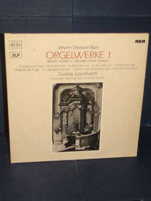 2 LP – Bach, Gustav Leonhardt: Orgelwerke I-1 – RCA Red Seal RL 30382 – 1980 - LP - Classica e lirica - Libreria del novecen…