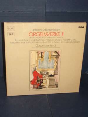 2 LP – Bach, Gustav Leonhardt: Orgelwerke II-2 – RCA Red Seal RL 30428 – 1980 - LP - Classica e lirica - Libreria del novece…