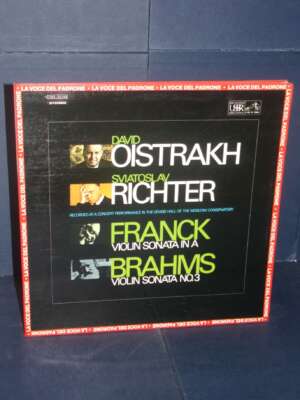 LP – Franck, Brahms: Sonata For Violin And Piano (Oistrakh, Richter) – Melodiya / EMI 3C 065-92240 – 1971 - LP - Classica e…