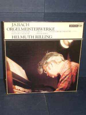 LP – J.S. Bach, Helmuth Rilling: Orgelmeisterwerke – Denon – OX-7027-ND – JAP - LP - Classica e lirica - Libreria del novece…