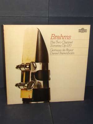 LP – Brahms: The Two Clarinet Sonatas, Op. 120 (de Peyer, Barenboim) – Seraphim S-60302 – USA 1977 - LP - Classica e lirica…