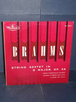 LP Promo – Brahms: String Sextet In G Major, Op. 36 – Westminster G-10602 – JAP 1988 - LP - Classica e lirica - Libreria del…