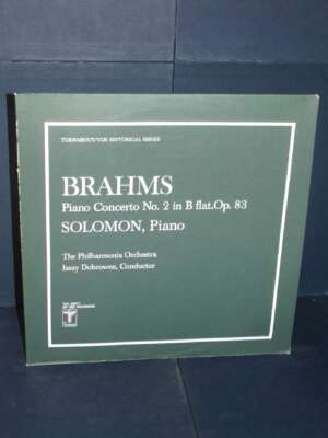 LP – Solomon, Brahms: Piano Concerto 2 Op. 83 (Dobrowen) – Turnabout THS 65071 – USA - LP - Classica e lirica - Libreria del…