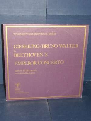 LP – Beethoven, Gieseking, Bruno Walter: Emperor Concerto – Turnabout THS 65011 – USA - LP - Classica e lirica - Libreria de…