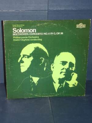 LP – Solomon – Beethoven: Concerto No.4 In G Flat M, Op. 58 – Seraphim 60309 – USA 1969 - LP - Classica e lirica - Libreria…