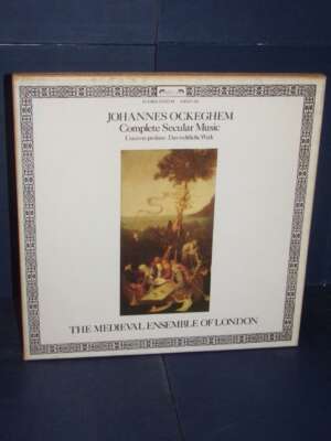 BOX 3 LP – Johannes Ockeghem: Complete Secular Music – L’Oiseau-Lyre D254D3 – UK 1982 - LP - Classica e lirica - Libreria de…