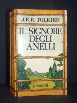 John R.R. Tolkien – Il Signore degli Anelli (trilogia) – Rusconi – 1992 - Edizioni pregiate - Rarità - Libreria del novecento