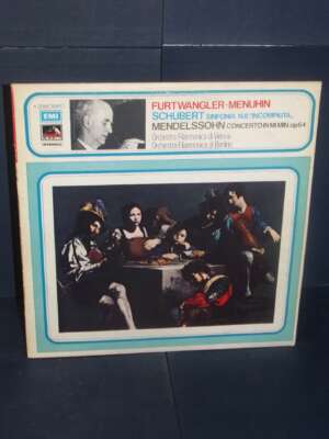 LP – Furtwangler, Menuhin – Schubert: Sinfonia N.8 Incompiuta / Mendelssohn – EMI 3C 053-00907 - LP - Classica e lirica - Li…