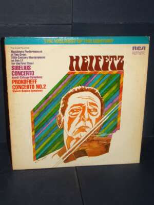 LP – Heifetz – Sibelius Concerto; Prokofieff Concerto 2 – RCA LSC-4010 – USA 1971 - LP - Classica e lirica - Libreria del no…