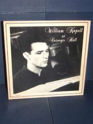 LP Mono – William Kapell At Carnegie Hall – Ipam Records 1101 – USA 1983 - LP - Classica e lirica - Libreria del novecento