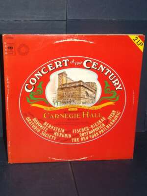 2 LP – Concert Of The Century (Live at Carnegie Hall, 1976) – CBS Masterworks 79200 - LP - Classica e lirica - Libreria del…