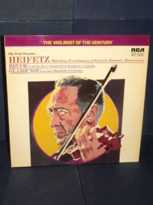 LP – Heifetz, Bruch, Glazounov: Concerto No. 1; Concerto – RCA LSB 4061 – UK 1972 - LP - Classica e lirica - Libreria del no…