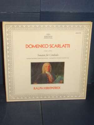 LP – Ralph Kirkpatrick – Scarlatti: Sonaten Fur Cembalo – Archiv 2533 072 – GER - LP - Classica e lirica - Libreria del nove…