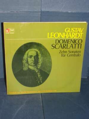 LP – Scarlatti: Zehn Sonaten Fur Cembalo (Gustav Leonhardt) – BASF 20 20365-4 – GER - LP - Classica e lirica - Libreria del…