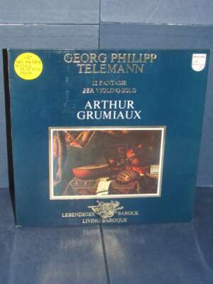 LP – Telemann, Grumiaux – 12 Fantasie Per Violino-Solo – Philips 9502 010 – 1970 - LP - Classica e lirica - Libreria del nov…