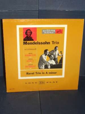 LP Mono – Mendelssohn, Ravel: Trio (Rubinstein, Heifetz, Piatigorsky) – RCA LM-1119 – USA - LP - Classica e lirica - Libreri…