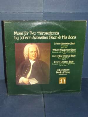 LP – Junghanns, Tracey: Music For Two Harpsichords (Bach & Sons) – Nonesuch H-71357 – USA 1978 - LP - Classica e lirica - Li…
