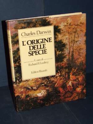 Charles Darwin – L’origine delle specie (a cura di Richard E. Leakey) – Editori Riuniti – Prima ed., 1982 - Illustrati / Fum…