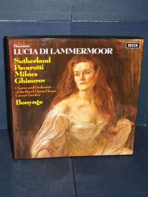 BOX 3 LP – Donizetti: Lucia Di Lammermoor (Sutherland, Pavarotti) – Decca SET 528-30 – UK 1972 - LP - Classica e lirica - Li…