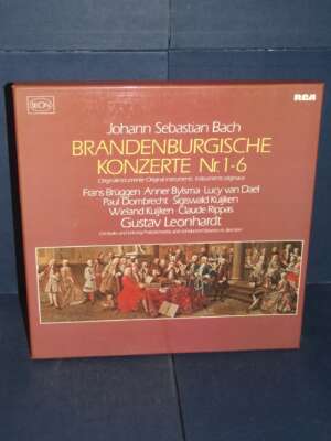 BOX 2 LP – Bach: Brandenburgische Konzerte Nr. 1-6 (Leonhardt) – RCA Red Seal RL 30 400 – 1980 - LP - Classica e lirica - Li…