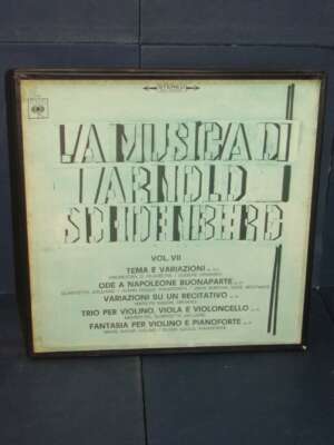 BOX 2 LP – La Musica di Arnold Schoenberg, Vol. VII-7 – CBS – S 77220 – ITA - LP - Classica e lirica - Libreria del novecento