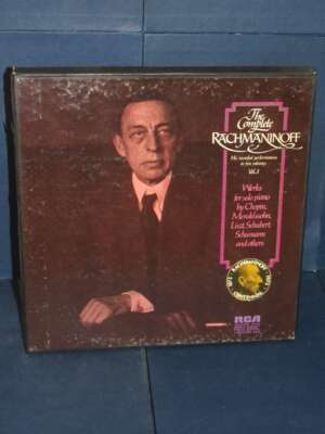 BOX 3 LP – The Complete Rachmaninoff Vol. 3: Works For Solo Piano By Chopin – RCA ARM3-0294 – USA 1973 - LP - Classica e lir…