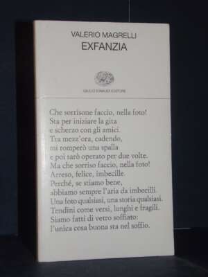 Valerio Magrelli – Exfanzia – Einaudi / Collezione di poesia 492 – 2023 (978-8806253011) - Poesia - Libreria del novecento