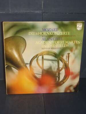 LP – Mozart: Die 4 Hornkonzerte (Alan Civil, Neville Marriner) – Philips 6500 325 – 1972 - LP - Classica e lirica - Libreria…