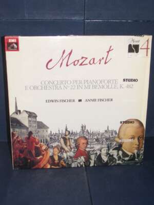 LP – Mozart Studio 4: Concerto Per Pianoforte E Orchestra N°22 (K.482) – EMI 532910851 M – 1986 - Edizioni pregiate - Rarità…