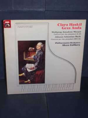 LP – Haskil & Anda – Mozart, Bach: Concerto Per Due Pianoforti K365 & BWV 106 – EMI 53 1004391 – 1984 - LP - Classica e liri…