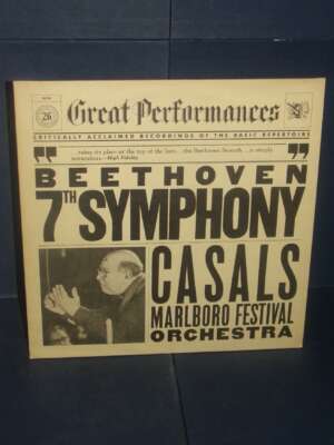 LP – Beethoven: 7th Symphony (Casals) – CBS 60126 / Great Performances – 1981 - LP - Classica e lirica - Libreria del novece…
