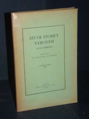 Cavallari, Fainelli – Studi Storici Veronesi Luigi Simeoni / Vol. IV-4 (1953) – 1953 - Periodici / Riviste - Libreria del no…