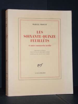 Marcel Proust – Les soixante-quinze feuillets – Gallimard / nrf – 2021 (978-2072931710) – Letteratura straniera – Narrativa Marcel Proust – Les soixante-quinze feuillets – Gallimard / nrf – 2021 (978-2072931710) - Letteratura straniera - Narrativa…