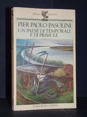 Pasolini – Un paese di temporali e di primule – Guanda / Biblioteca Fenice – Prima ed., 1993 - Critica letteraria Linguistic…