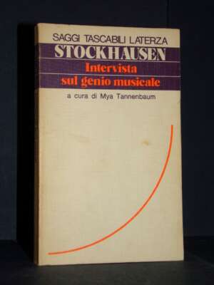 Karlheinz Stockhausen – Intervista sul genio musicale – Laterza / STL 108 – 1985 - Musica - Libreria del novecento
