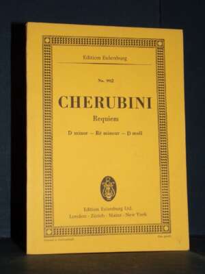 Cherubini – Requiem (D minor Ré mineur D moll) (Spartiti) – Eulenburg N. 992 (EP 6474) - Musica - Spartiti - Libreria del no…